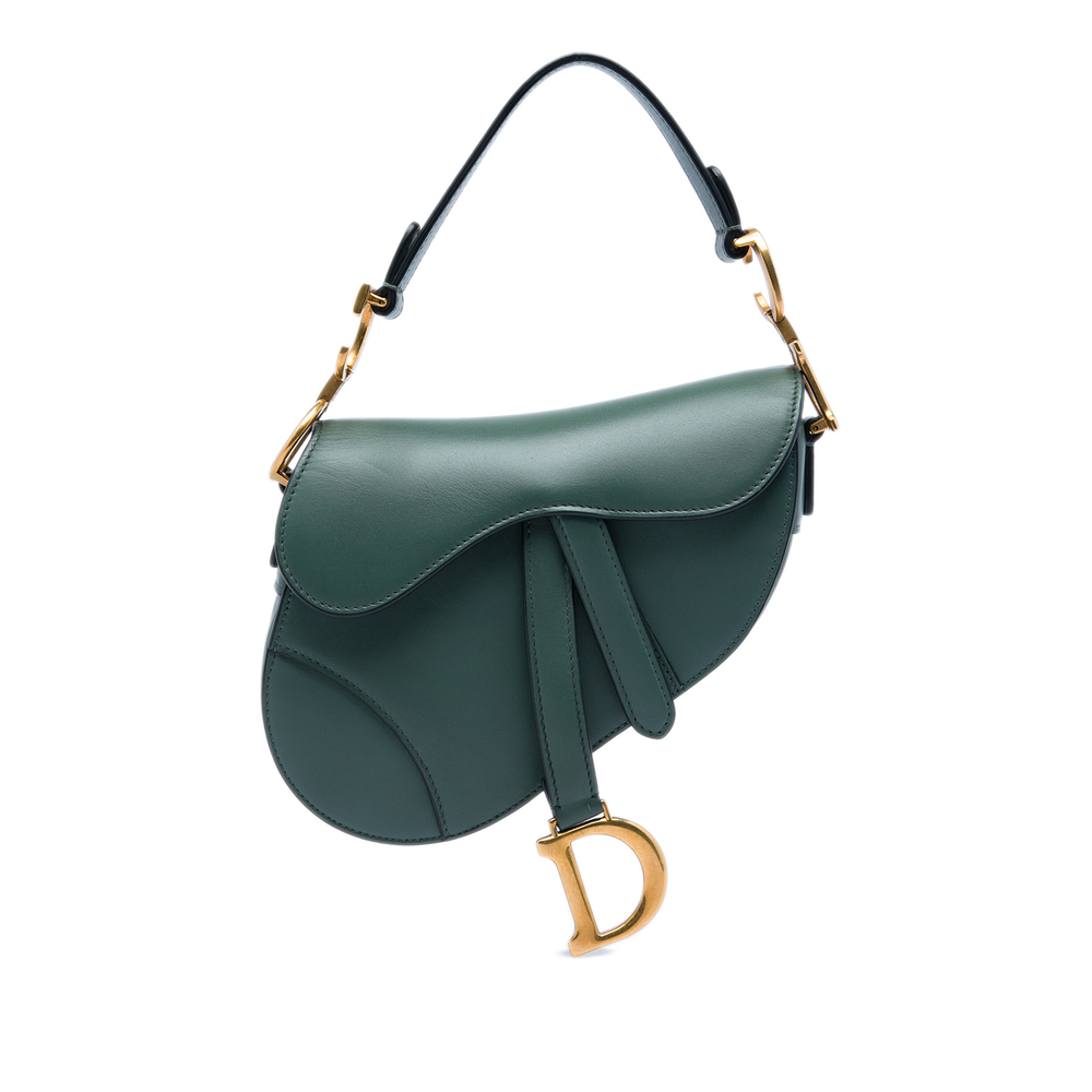 Pre-Loved Dior Mini Smooth Calfskin Saddle Bag - Picture 1 of 5